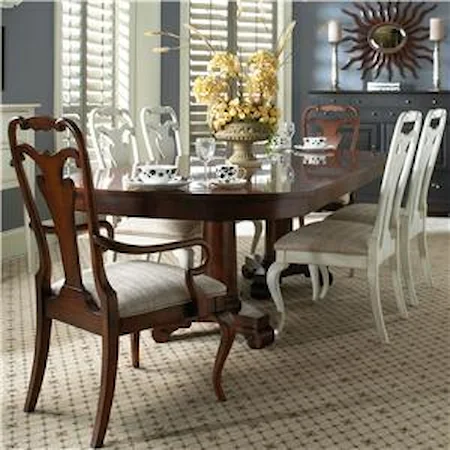 Dining Table and Splat Back Chairs